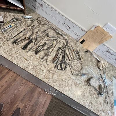 Lot 67 Antique Medical tools