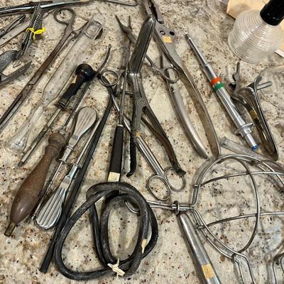 Lot 67 Antique Medical tools