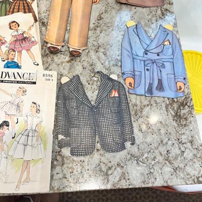 Lot 74 Paper Dolls & Patterns