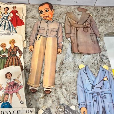 Lot 74 Paper Dolls & Patterns