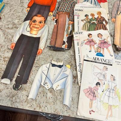 Lot 74 Paper Dolls & Patterns