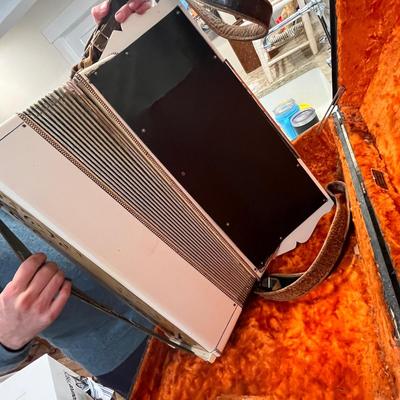 Lot 83 Great fancy MOP Italian accordion