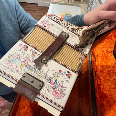 Lot 83 Great fancy MOP Italian accordion