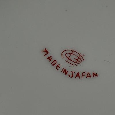 Lot 100 Moss Rose Demitasse Tea Set