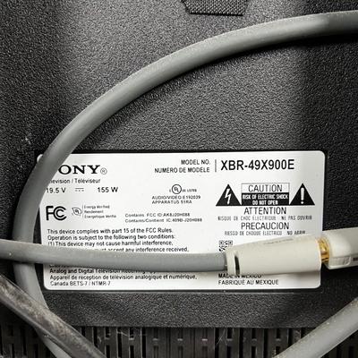 664 Sony Bravia 49inch 4K HDR Flatscreen TV Model No. XBR-49X900E