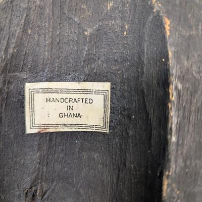 Primitive Wood Hand Carved Tribal African Mask Made In Ghana #11