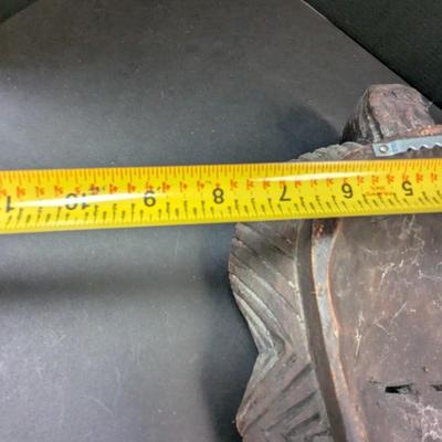 Primitive Wood Hand Carved Tribal African Mask #18