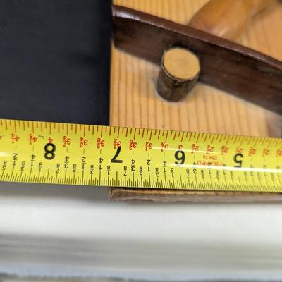 Carved Wooden Skateboarder Art