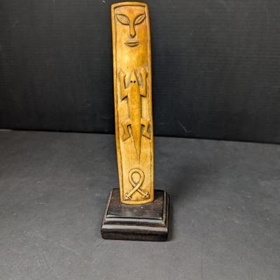 Carved Possible Wood Native American Statue