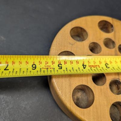 Hand Carved Knight Maple Holder