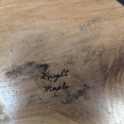 Hand Carved Knight Maple Holder