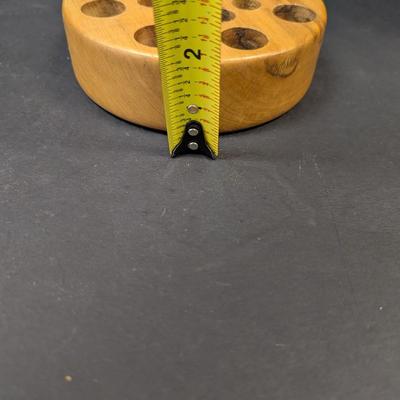 Hand Carved Knight Maple Holder