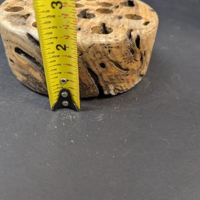 Hand Carved Knight Maple Holder