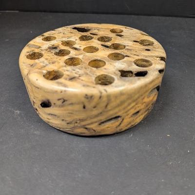 Hand Carved Knight Maple Holder