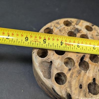 Hand Carved Knight Maple Holder