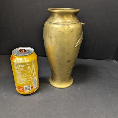 Brass 3D Eagle Vase