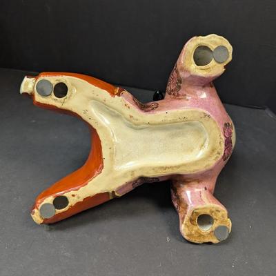 Asian Porcelain Chinese Child Crawling On The Floor