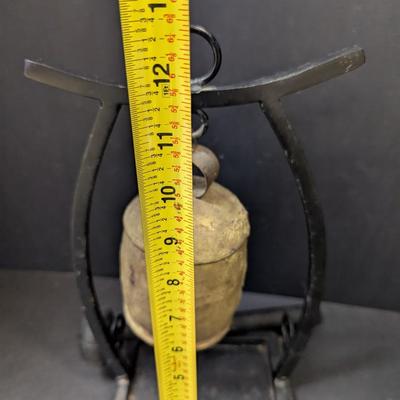 Vintage Asian Arch Temple Gong Wood Mallet Hammer