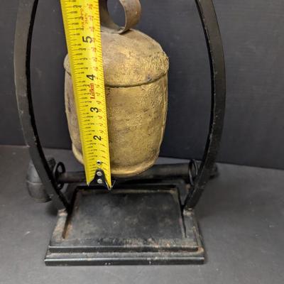 Vintage Asian Arch Temple Gong Wood Mallet Hammer