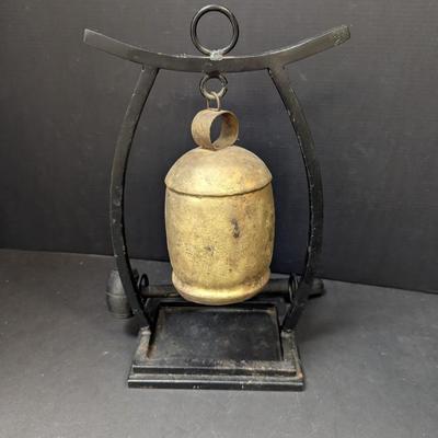 Vintage Asian Arch Temple Gong Wood Mallet Hammer