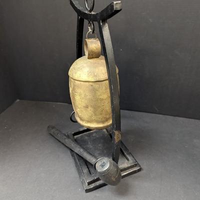 Vintage Asian Arch Temple Gong Wood Mallet Hammer