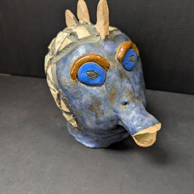 Hand Made Face Sculpture