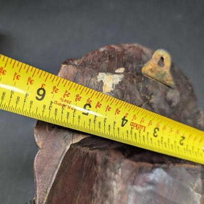 Hand Carved Wooden Spirit Face