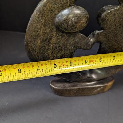 Shona Stone Sculpture Man Woman Made In Zimbabwe Abstract