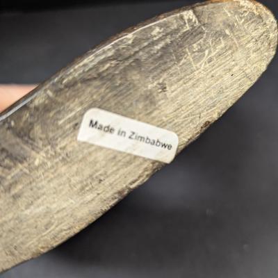 Shona Stone Sculpture Man Woman Made In Zimbabwe Abstract