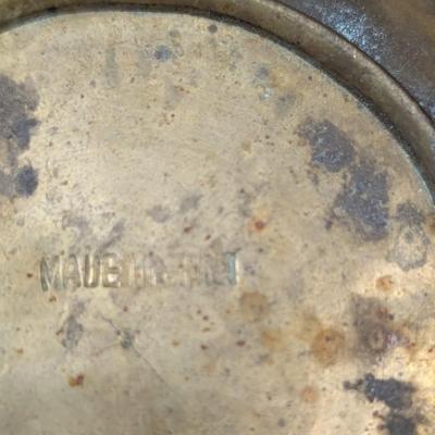 Vintage Etched Brass Bowl