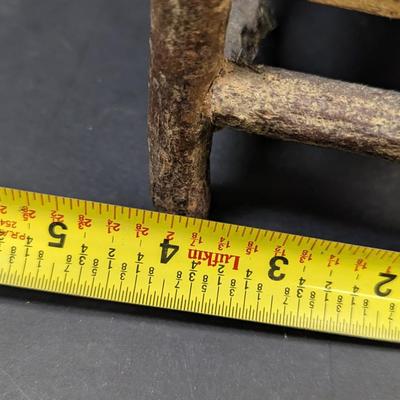 Hand Made Rustic Wood Chest Trinket Box