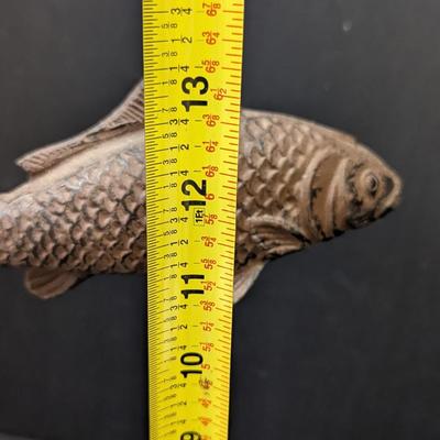 Cast Iron Fish Sculpture
