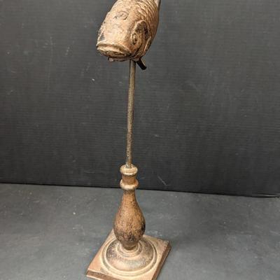 Cast Iron Fish Sculpture