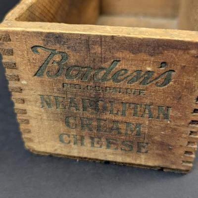 Vintage Borden's Neapolitan Cream Cheese Crate