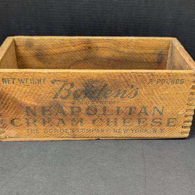 Vintage Borden's Neapolitan Cream Cheese Crate