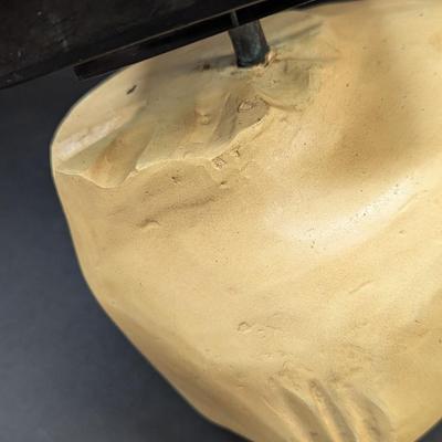 "Fragment Of A Queen's Face" is a Yellow Jasper From Egypt's New Kingdom
