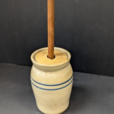 Antique Pottery Stoneware Crock