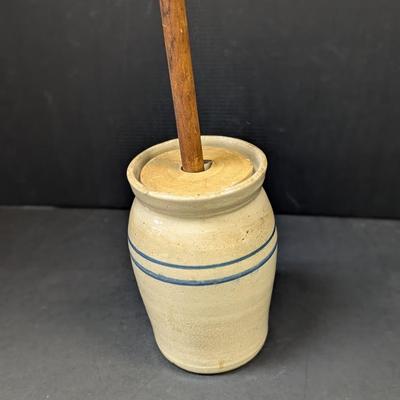 Antique Pottery Stoneware Crock