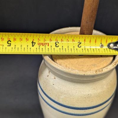 Antique Pottery Stoneware Crock