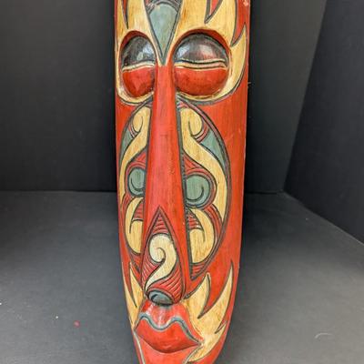 Hand Carved Wooden Tribal Mask