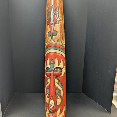 Hand Carved Wooden Tribal Mask