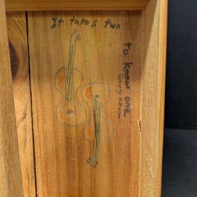 Hand Made 2 String Wooden Box Guitar