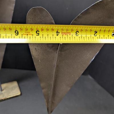 Metal Heart Table Decor