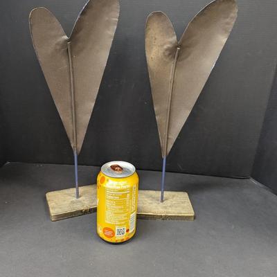 Metal Heart Table Decor