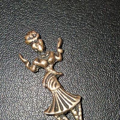 Sale Photo Thumbnail #65: Gorgeous 900 Silver Fancy Lady Collectible 900 Silver Demi Tasse Fork. Last Pic is an example