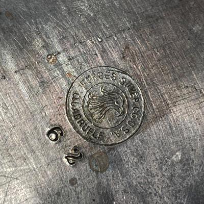 Lot 104 Silver plate tray