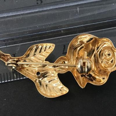 Vintage Rose Brooch