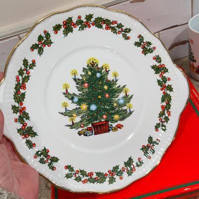 Lot 105 Christmas china lot