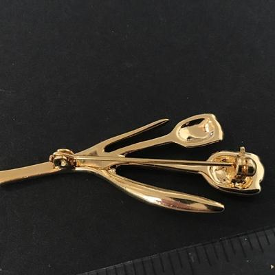 Vintage Tulip Brooch