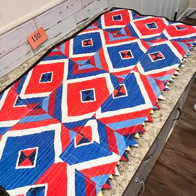 Lot 110 quilted mat